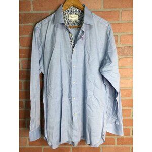 Ted Baker Endurance Men's Button-Up Dress Shirt Size 16.5 34/35 Long Sleeves